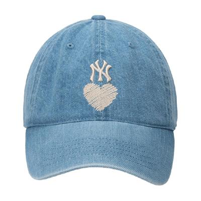 MLB男女同款浅蓝色鸭舌帽棒球帽