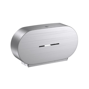 双大卷纸巾盒壁挂式厕纸盒防水纸巾架酒店卫生间不锈钢大盘卷纸架