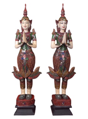 摆设门厅迎宾spa会所落地摆件