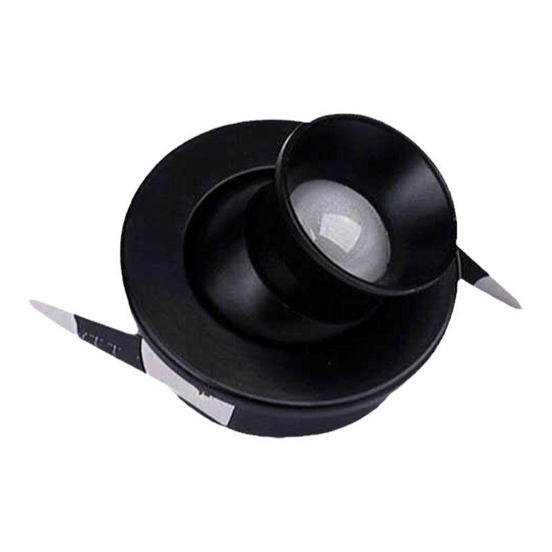 led变焦可调小射灯1w3w开孔45mm
