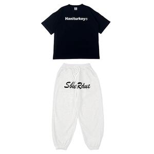 儿童街舞潮服套装男童嘻哈潮帅气短袖女童hiphop街舞童装演出服装