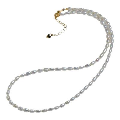 东海世家珍珠米珠项链