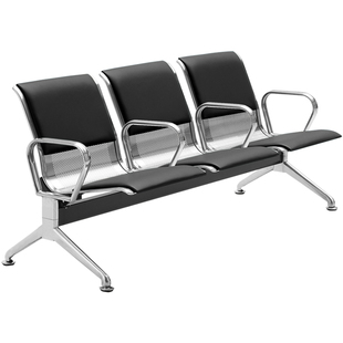 不锈钢机场椅排椅公共候车椅带中间扶手等候椅医院候诊椅输液椅