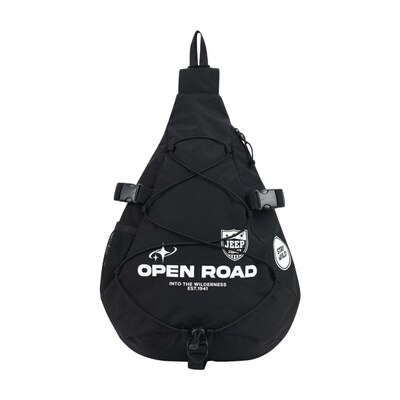 JEEP RUSH 绑带露跟鞋 (JQ5GAU001BK) MUSINSA韩国官网直邮进口