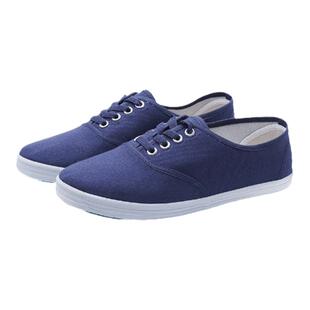 青岛环球国途白网练武体操鞋舞蹈男女布鞋系带童单鞋防尘老式球鞋