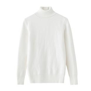 秋冬高端羊绒女士100纯山羊绒羊毛衫加绒加厚一体绒高领毛衣打底