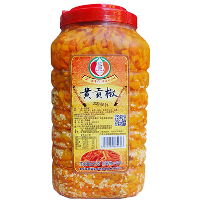 三樟黄贡椒湖南特产手工剁椒10斤