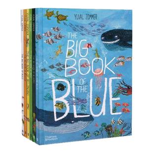 【赠音频】原版The big book of the BLUE海洋Blooms花卉Birds鸟类Bugs虫子Beasts野兽艺术绘本儿童英语科普百科书精美插画科普书