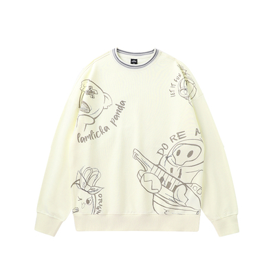 LAMLICKA薄款休闲宽松无性别卫衣