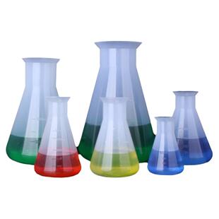 塑料锥形瓶广口三角烧瓶带盖耐高温25ml50ml100ml250ml实验室4