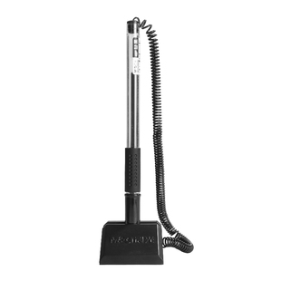 晨光台笔固定签字笔银行柜台笔前台服务台微笑带绳中性笔固定桌面圆珠笔商务办公财务黑笔防丢粘在桌子上的笔