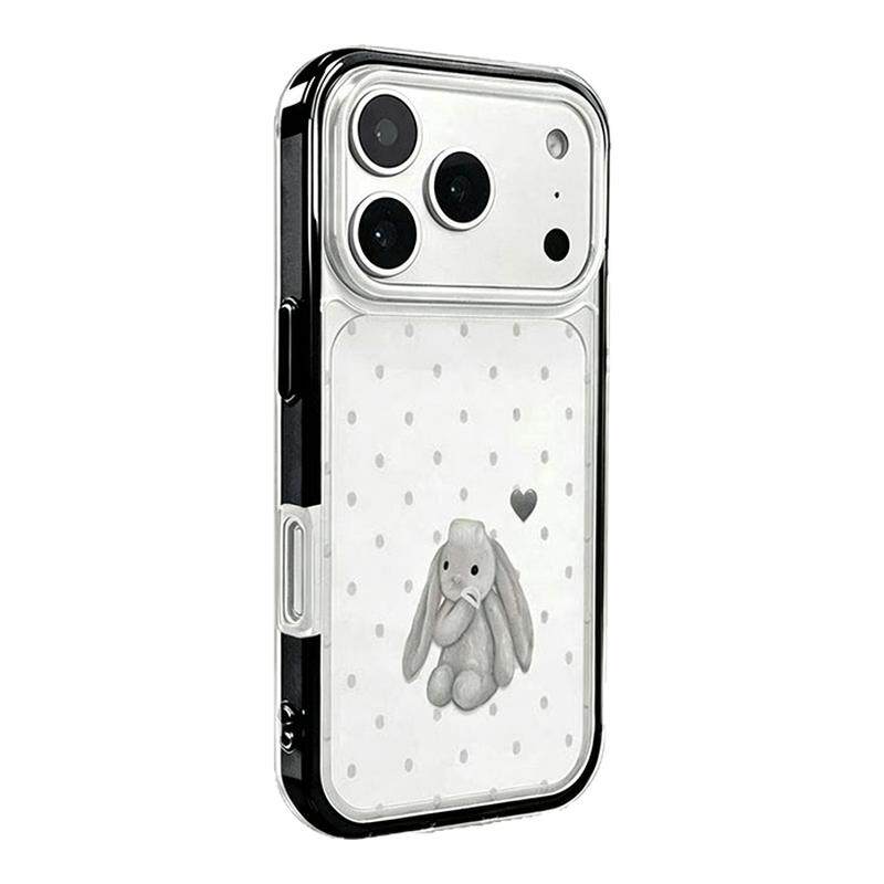 适用红米k80手机壳70波点装扮兔60pro+小米17t撞色15二合一50至尊版note14简约13少女心12turbo civi4/3套max