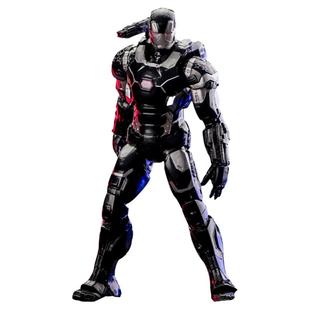 漫威复仇者联盟男孩儿童圣诞礼物战争机器黑色钢铁侠手办玩具人偶