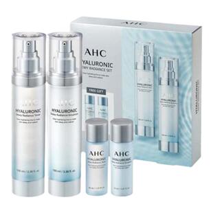 韩国直邮A.H.C爱和纯神仙玻尿酸水乳4件套补水滋养皮肤蓝色正品