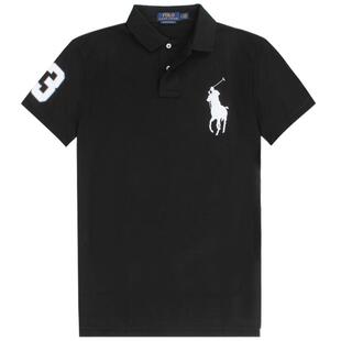 【自营】RALPH LAUREN男士大马标配数字纯色短袖polo衫710688969