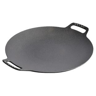 小幸福凹面鏊子家用烧烤盘韩式户外露营不粘锅铁板烧卡式炉烤肉盘