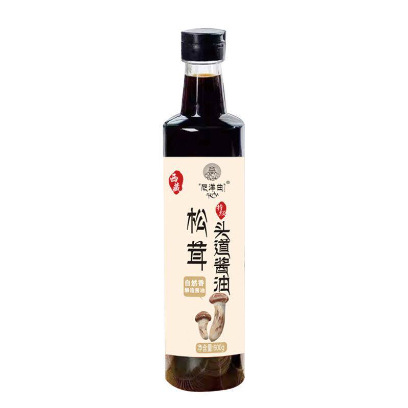 西藏尼洋曲 生抽老抽黄豆宝宝儿童婴儿寿司 手工传统酿造松茸酱油