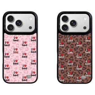 Rolincube原创我爱睡觉苹果17Promax手机壳黑边iPhone17Pro豹纹17新款15Pro磁吸Magsfe适用16Pro全包16Promax