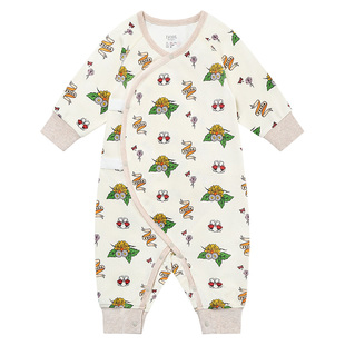 Nest Designs婴儿连体衣新生儿纯棉哈衣Frida联名和尚衣居家爬服