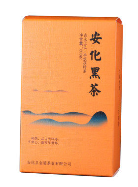 安化黑茶手筑茯砖金花爆满