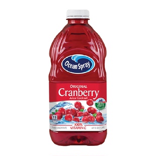 OceanSpray优鲜沛美国进口经典蔓越莓大瓶果汁饮料节日聚会健康