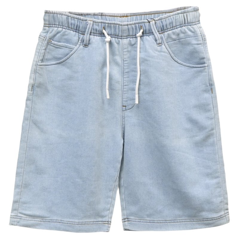 ABLEJEANS牛仔五分松紧腰短裤