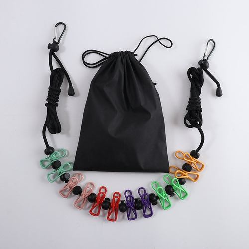 新品 挂灯绳防风晾衣绳露营帐篷挂物神器野营多功能挂绳晒袜防风