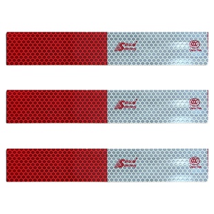 国标磁吸反光贴货车磁铁反光条汽车贴纸磁性检测站反复用专用车贴