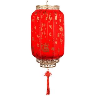 羊皮灯笼户外防水定制广告印字大红灯笼串吊灯仿古中式中国风宫灯
