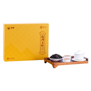 中茶海堤茶叶旗舰店CTA6691山河玉叶中轻火大红袍240克(32泡)