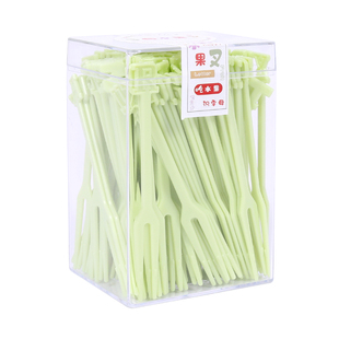 日本一次性塑料水果叉家用食品级吃水果捞小牙签蛋糕甜品点心叉子