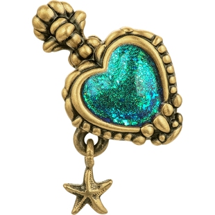 MONOLOGUE独白北纬三十度海星贝壳复古黄金鎏彩转运珠配绳新年礼