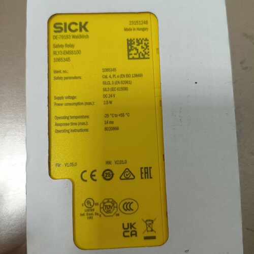 溢价-SICK西克安全继电器RLY3-EMSS100，匈牙利正