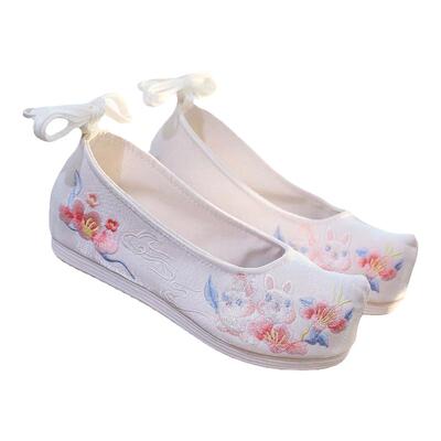大码汉服古风鞋女明制绣花鞋夏季