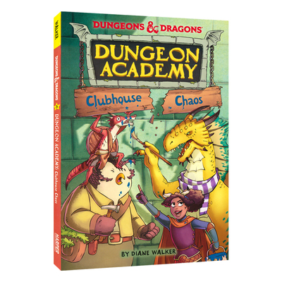 Dungeon & Dragons Dungeon Academy Clubhouse Chaos 地下城与龙3 英语章节小说 桥梁书 全彩插图 英文原版进口儿童图书