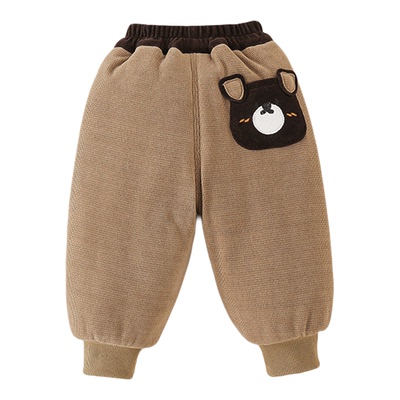 炸街夹棉一条过冬宝宝棉裤