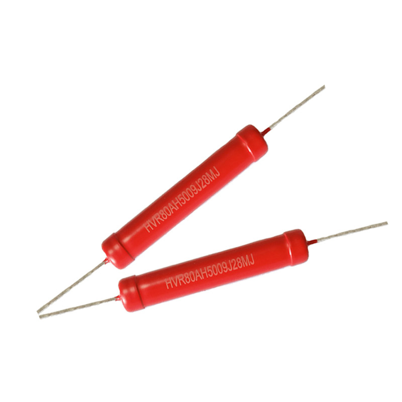 HVR80厚膜玻璃釉5W 1M2M10G5M40M30M10M1K470KJ1GJ无感高压电阻器