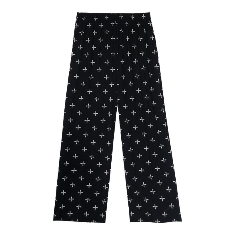 大码女装阔腿拖地裤200斤胖妹妹mm宽松显瘦休闲垂感直筒加长裤子