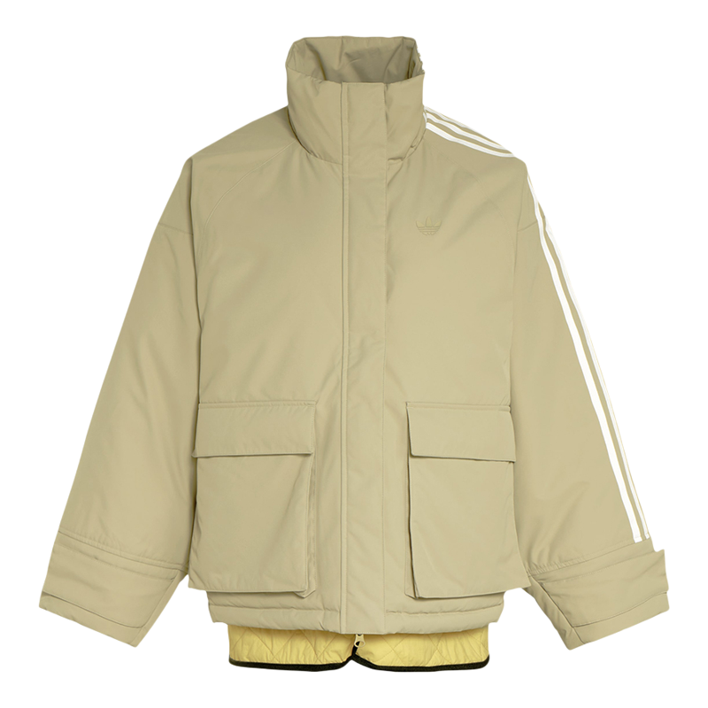 Adidas/阿迪达斯正品三叶草女士经典保暖假两件宽松棉服KS5331