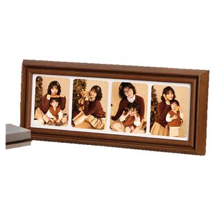 四宫格复古相框摆台定制全家福洗照片相片冲印打印婚纱照高级diy