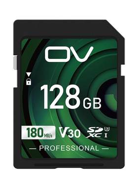 读数180MB/Sov正品128GB高速SD卡