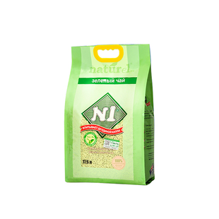 N1豆腐猫砂爱宠爱猫澳大利亚绿茶玉米除臭低尘大袋ni竹炭猫沙17.5