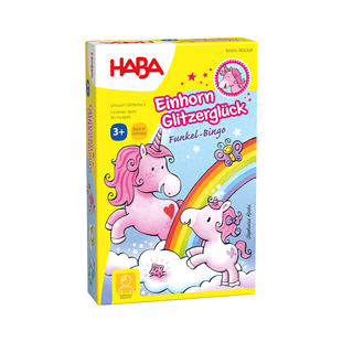 德国HABA303647独角兽宾果儿童益智玩具逻辑思维桌游游戏3岁匹配4