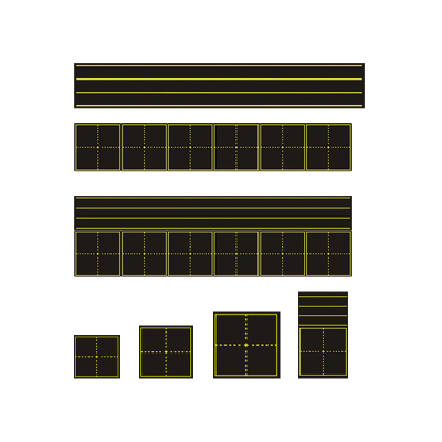 田字格磁力黑板贴教学粉笔书写