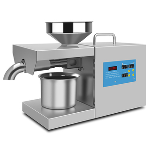 榨油机家用小型全自动多功能不锈钢智能家庭花生冷热商用炸油机器