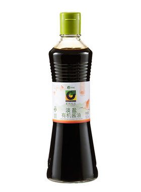 欣和禾然有机淡盐酱油500ml