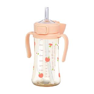 格罗咪咪Grosmimi婴儿童吸管杯宝宝喝牛奶水学饮杯硅胶正品