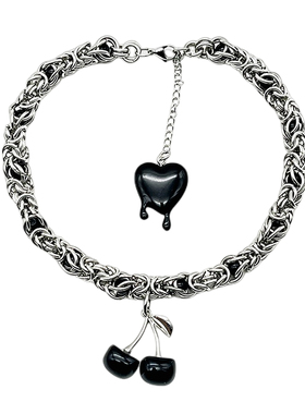 AliyaStore甜酷樱桃choker项链