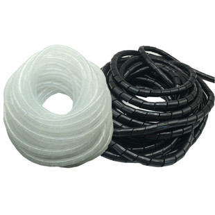 缠绕管 缠线管 包线管 绝缘管8mm 10mm 12绕线管6mm-30白色黑色