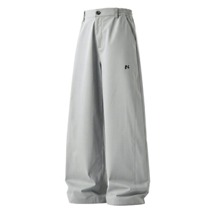 男士防泼水户外运动裤男款2026新款春季男裤直筒工装裤徒步登山裤